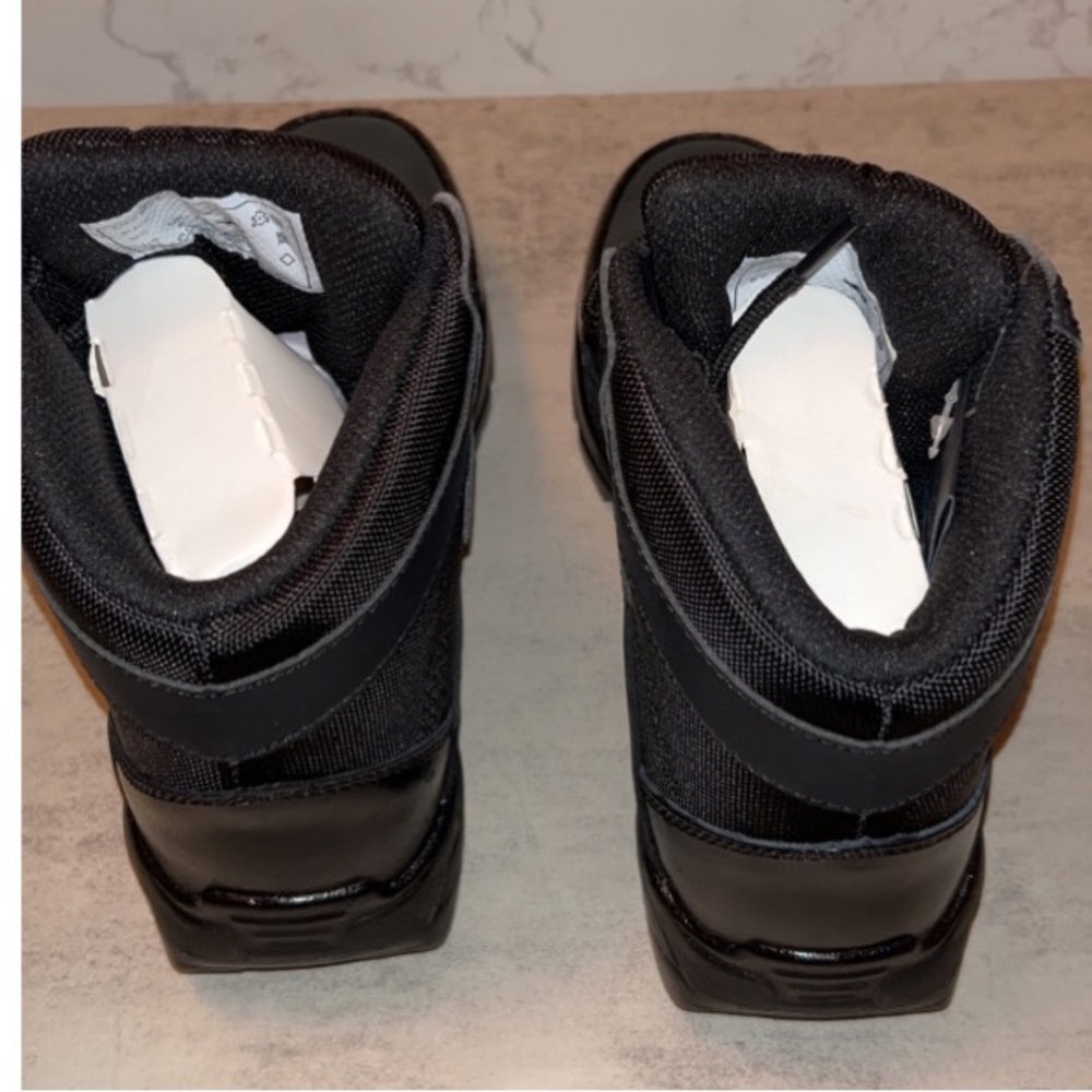 MENS NWT LA Police Gear Black Boots - Picture 5 of 8